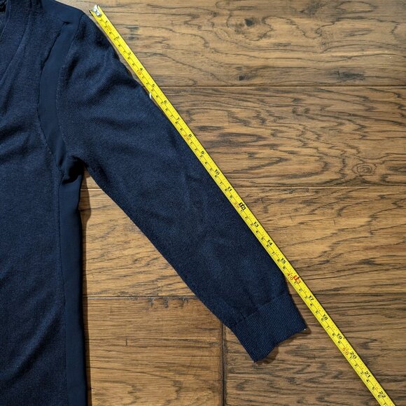 Ricki's cardigan button up V neck navy blue size XS - Picture 12 of 13